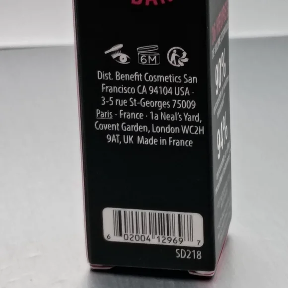 5 For $25 Item🌸 Benefit BADgal BANG Mascara shade INTENSE PITCH BLACK - Picture 3 of 3